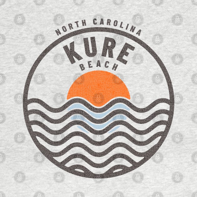 Kure Beach, NC Summertime Vacationing Sunrise Waves by Contentarama